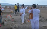 [ẢNH] Thái Lan phát hiện ngôi chùa bỏ hoang nhờ hạn hán